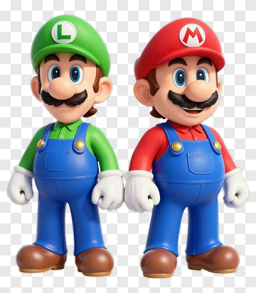 Mario And Luigi Characters PNG