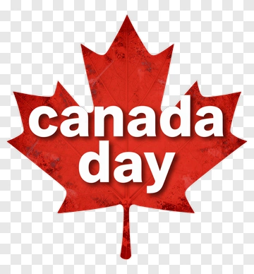 Canada Day Leaf Design PNG