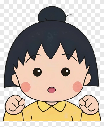 Cartoon Child With Excited Expression PNG