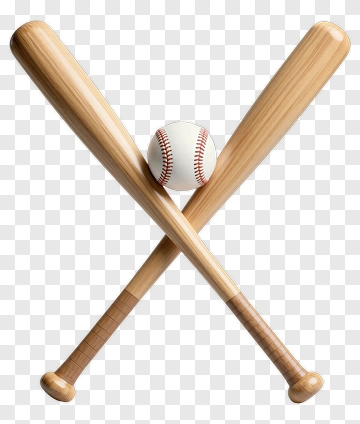 Baseball Bats And Ball PNG