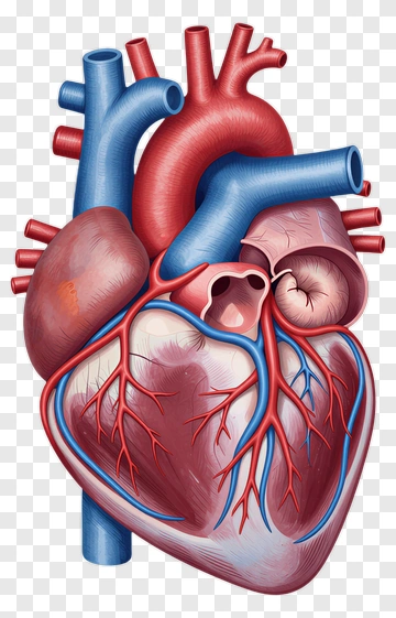 Anatomical Heart Illustration PNG