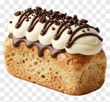Delicious Chocolate Topped Cake PNG
