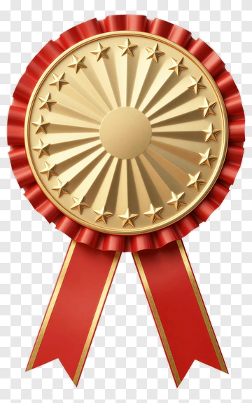 Gold Award Ribbon PNG