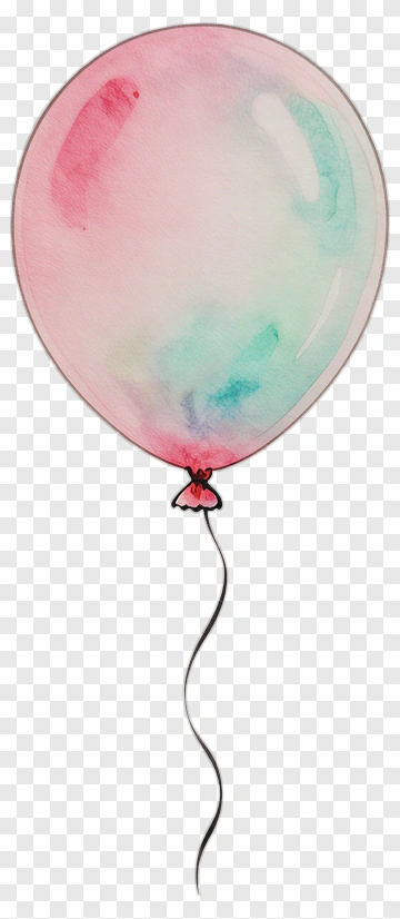 Watercolor Balloon PNG