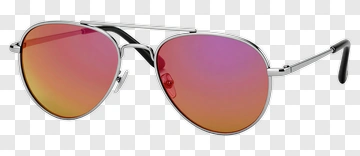 Stylish Sunglasses With Gradient Lenses PNG