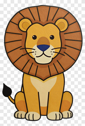 Cartoon Lion PNG