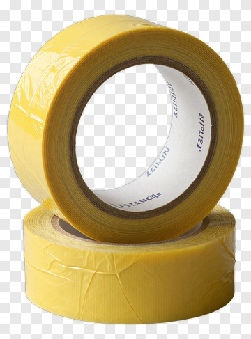 Yellow Adhesive Tape Roll PNG