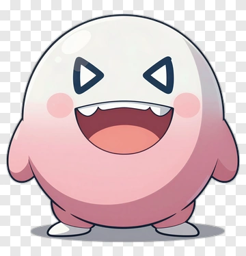 Cartoon Ghost Character PNG