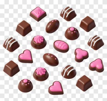 Assorted Chocolate Confectionery PNG
