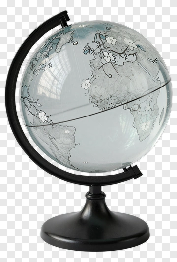 Globe On Stand PNG