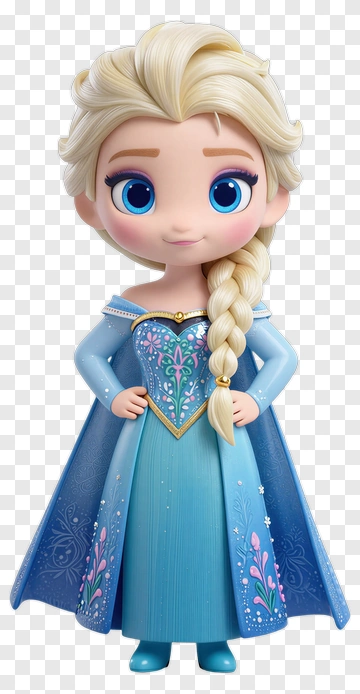 Cartoon Elsa Character PNG