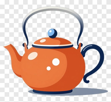 Cartoon Teapot PNG