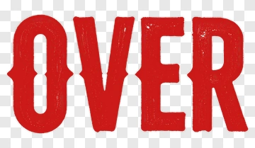 Red Over Text PNG