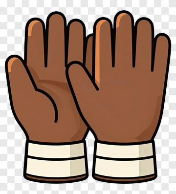 Cartoon Gloves PNG