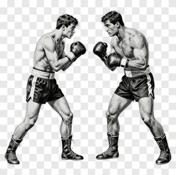 Boxers Preparing For A Match PNG