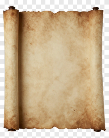 Old Scroll With Decorative Edges PNG