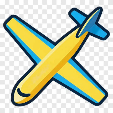 Cartoon Airplane PNG