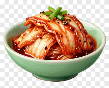 Bowl Of Noodles With Sauce And Green Onions PNG