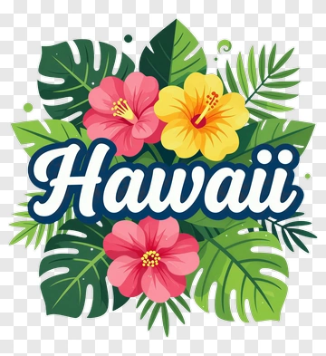 Hawaii Floral Design PNG