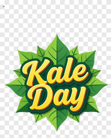 Kale Day Celebration Graphic PNG