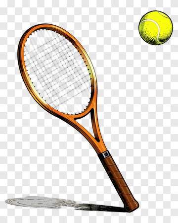 Tennis Racket And Ball PNG