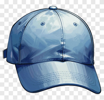 Blue Baseball Cap PNG