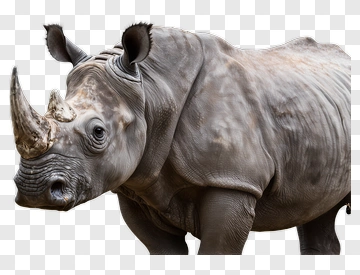 Rhino In Natural Habitat PNG