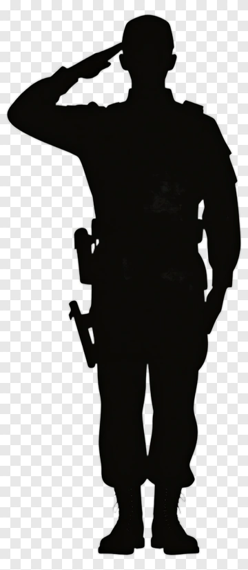 Soldier Saluting PNG