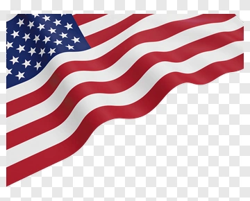 Waving American Flag PNG