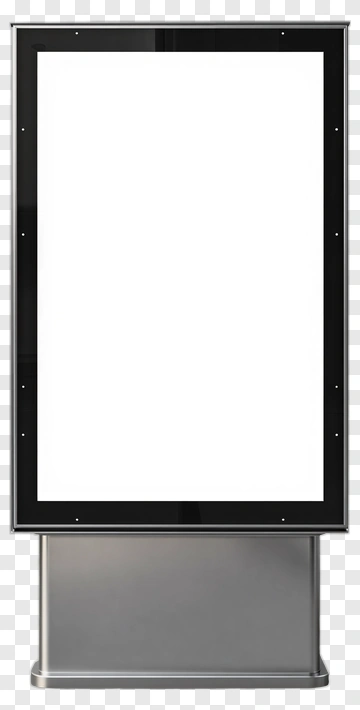 Blank Advertising Display Stand PNG