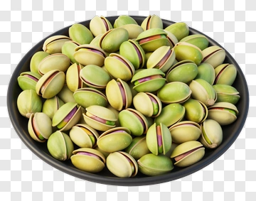 Plate Of Pistachios PNG
