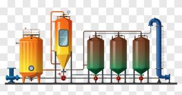 Industrial Brewing Equipment PNG