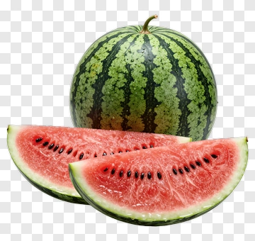 Watermelon And Slices PNG
