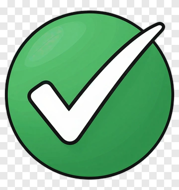Green Check Mark Icon PNG