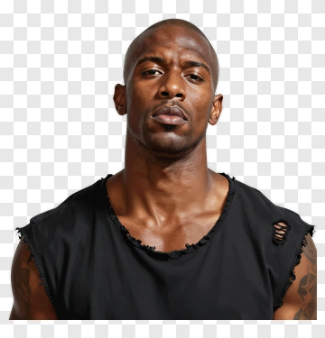 Man In Black Sleeveless Shirt PNG