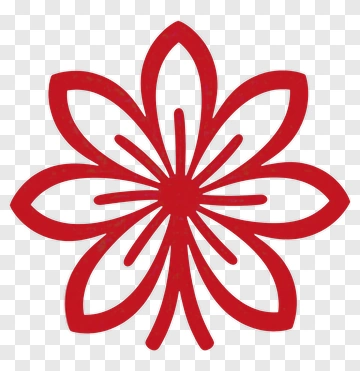 Red Flower Icon PNG