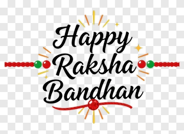 Happy Raksha Bandhan Greeting PNG