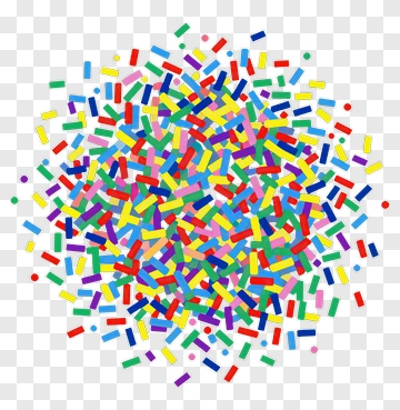 Colorful Confetti PNG