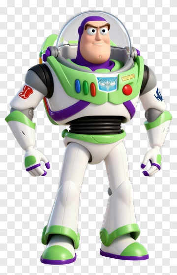 Buzz Lightyear Action Figure PNG