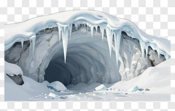 Ice Cave Entrance PNG