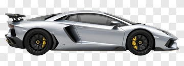 Silver Sports Car PNG