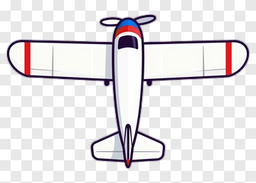 Cartoon Airplane PNG