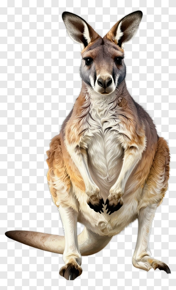 Realistic Kangaroo PNG