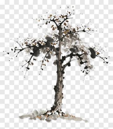 Watercolor Tree PNG