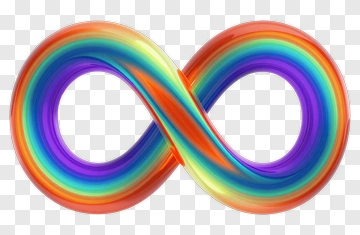 Colorful Infinity Symbol PNG