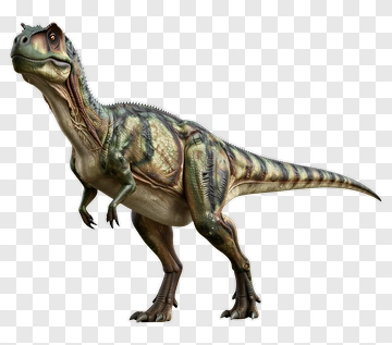 Realistic Dinosaur Standing In A Natural Pose PNG