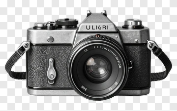 Vintage Camera With Lens PNG