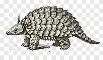 Illustration Of A Pangolin PNG