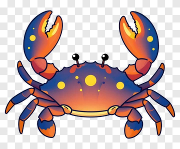 Cartoon Crab PNG