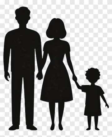 Family Holding Hands PNG